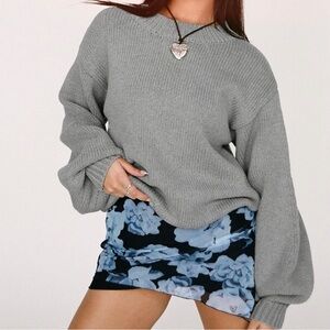 Princess Polly Gray Sweater